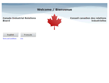 Tablet Screenshot of cirb-ccri.gc.ca